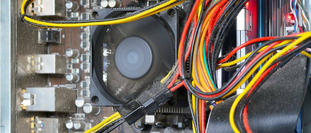 Stop hvad der vender din CPU-fan konstant i Windows 10