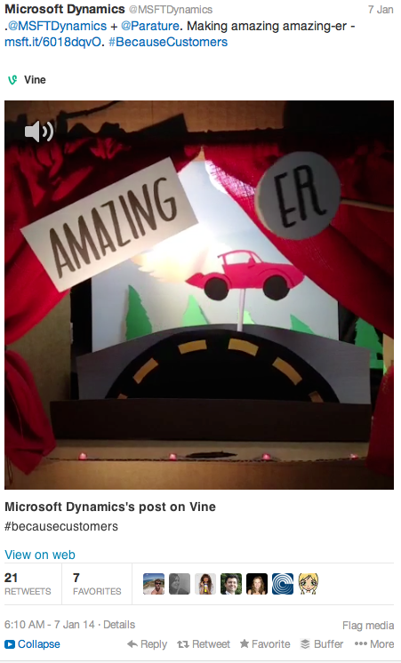 Microsoft Vine-video