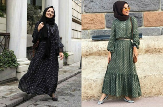 Fremtrædende mønstre i 2018 hijab-mode