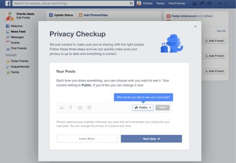 facebook privatlivskontrol