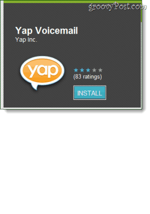 Hent Voicemail til tekst gratis på din Android-telefon med Yap Voicemail