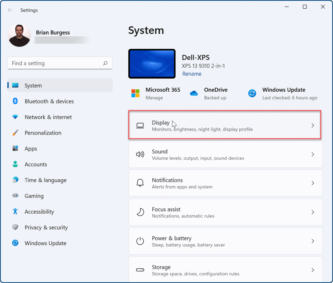 systemdisplay juster skærmskalaindstillinger på Windows 11