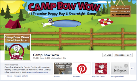 camp bow wow tidslinje