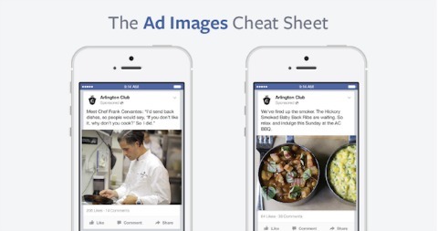 Facebook opretter annoncebilleder Cheat Sheet
