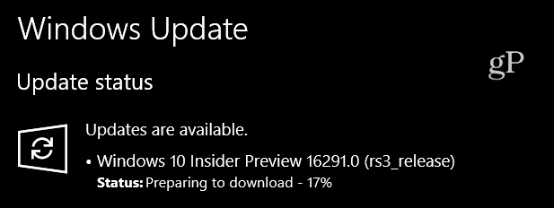 Microsoft frigiver Windows 10 Preview Build 16291 til pc