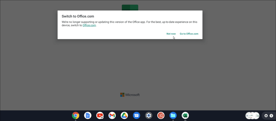 android office app chromebook understøttes ikke