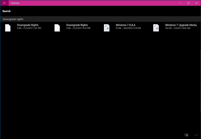 OneDrive app windows 10 6