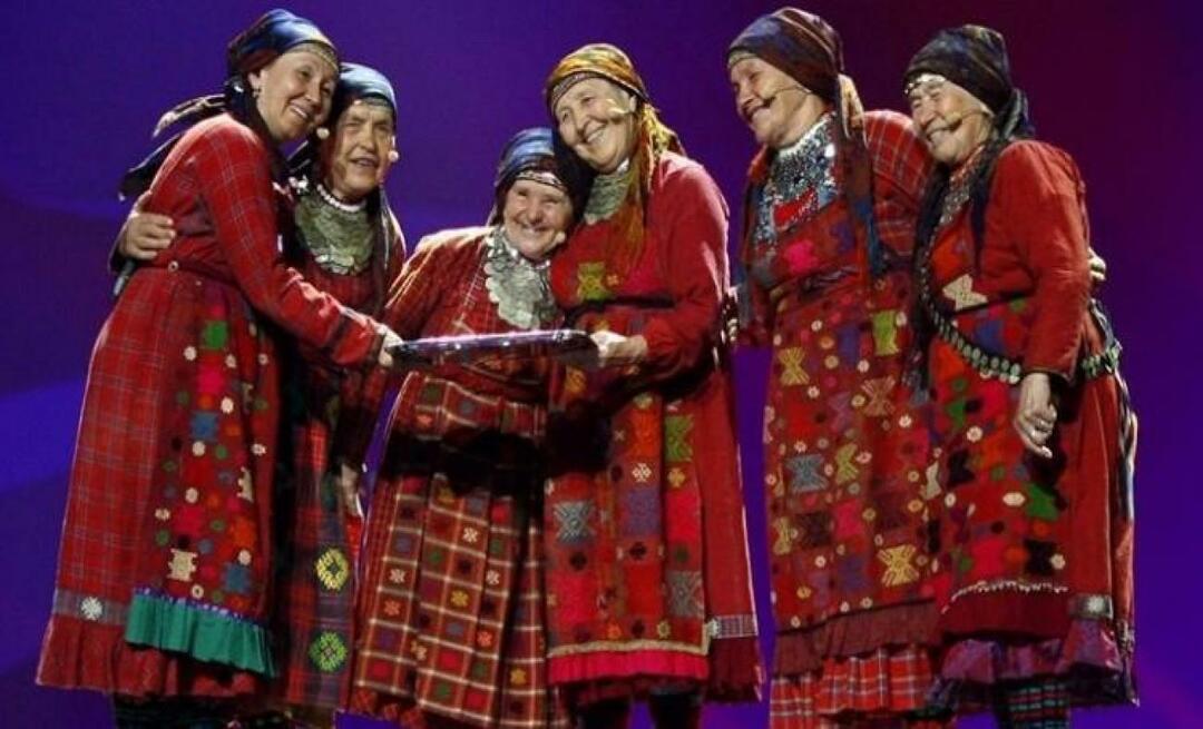 Eurovision bedstemødre synger til VM