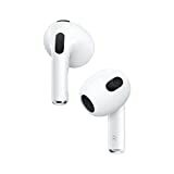 Apple AirPods (3. generation) trådløse øretelefoner med MagSafe-opladningsetui. Rumlig lyd, sved- og vandafvisende, op til 30 timers batterilevetid. Bluetooth høretelefoner til iPhone