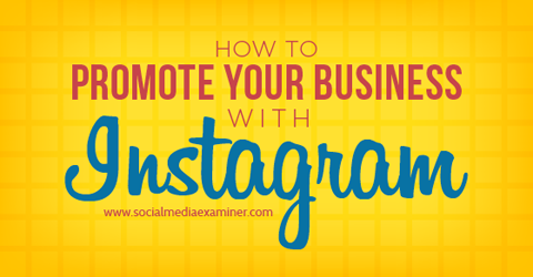 promover forretning på instagram