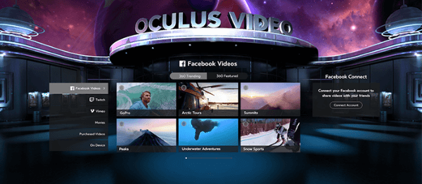facebook oculus sociale funktioner