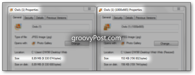fotos ændre størrelse på tutorial windows live fotogalleri størrelse sammenligning gigabyte megabyte kilobyte bytes gb mb kb b