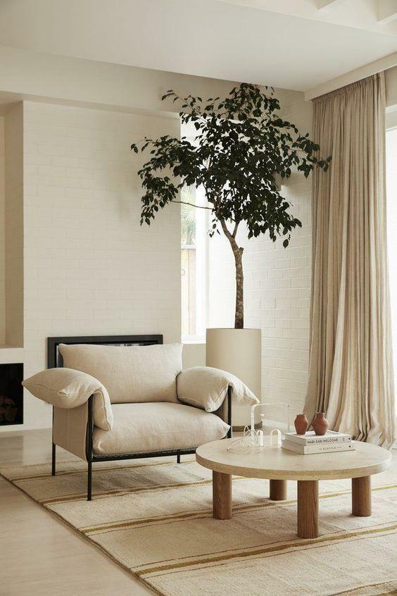 grå farve stue dekoration 