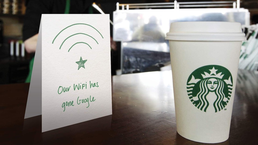 Starbucks WiFi-service modtager en Jolt