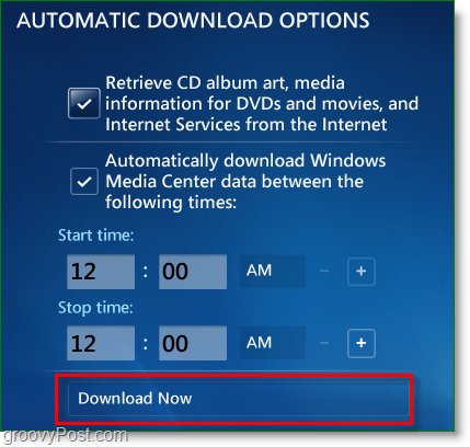 Windows 7 Media Center - download nu