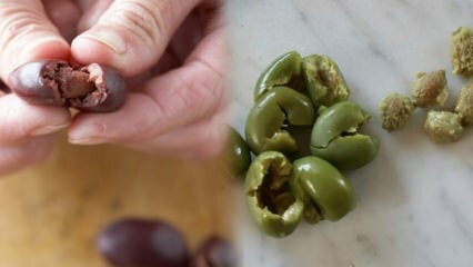 Hvordan udvindes kernen af ​​oliven?