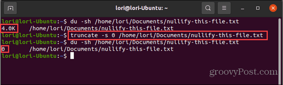 Brug af truncate-kommandoen i Linux