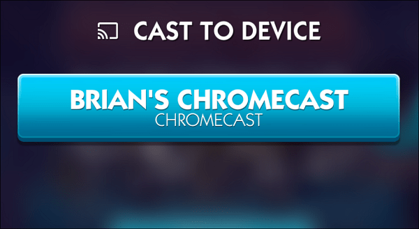 Vælg Chromecast