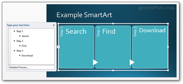 Lav PowerPoint-præsentationer med SmartArt