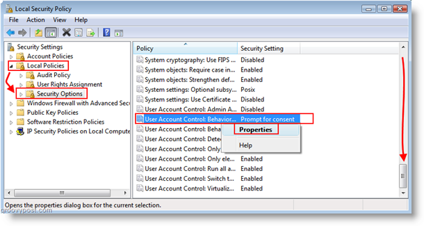 Deaktiver UAC-pop-up for administratorer i Windows Vista