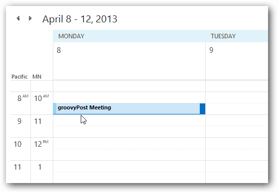 Sådan føjes ekstra tidszoner til din Outlook 2010-kalender