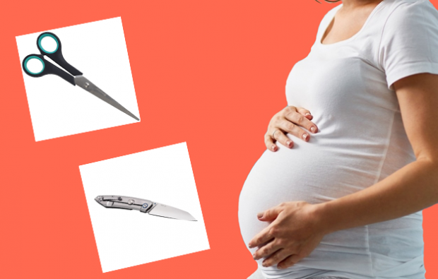 saks og knivprøve under graviditet