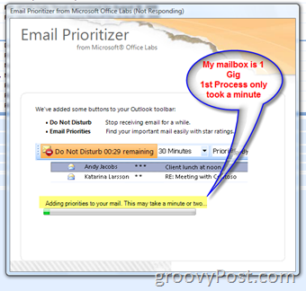 Sådan organiserer du din indbakke med det nye Email Prioritizer-tilføjelsesprogram til Microsoft Outlook:: groovyPost.com