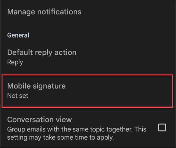 ændre signatur på gmail