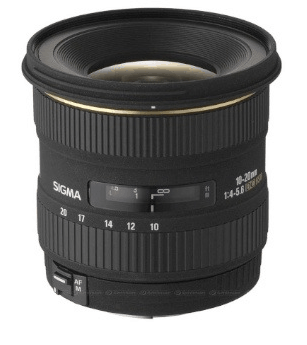 Signa 10 - 20mm f4 - 5.6 EX DC HSM Lense vidvinkelskærmbillede