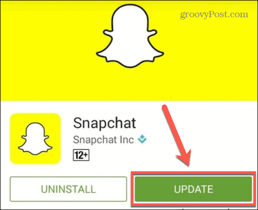 snapchat opdatering