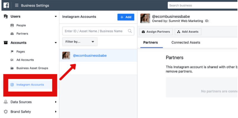 hvordan man fjerner Instagram-konto fra Facebook Business Manager