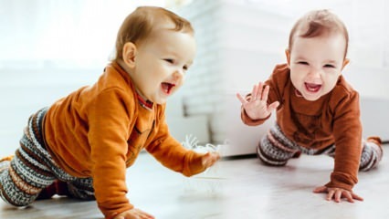 Hvordan læres babyer at kravle? Hvornår kravler babyer? Crawling etaper