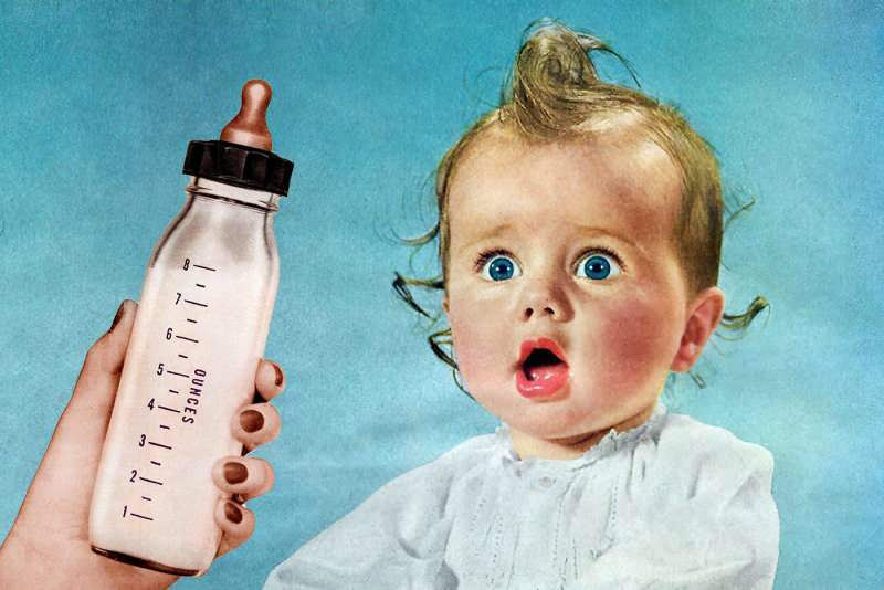 Flaske eller amning? Hvordan fodres en nyfødt baby med en flaske? Brug af flasker