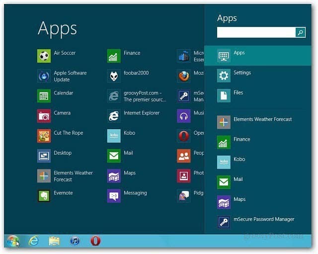 Windows 8: Få startmenuen tilbage på skrivebordet