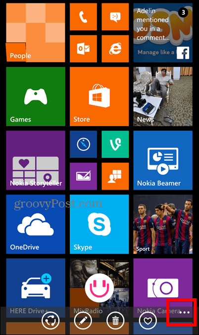 Windows Phone 8.1-skærmbilledets låseskærm