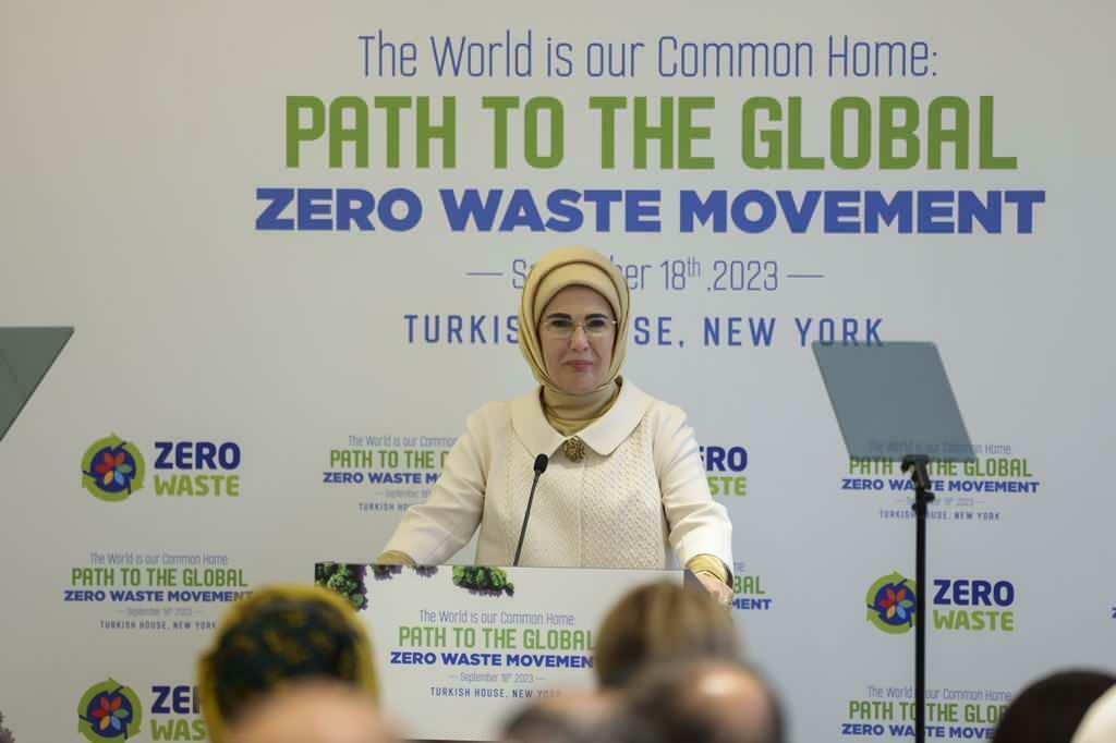 Emine Erdoğan Towards a Global Zero Waste Movement-program til deling af sociale medier