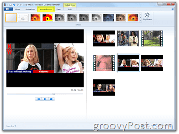 Microsoft Windows Live Movie Maker - Sådan laver du hjemmefilm Madonna