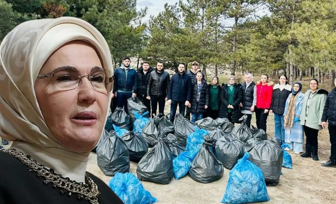 Hilsen fra Emine Erdoğan til naturelskende unge