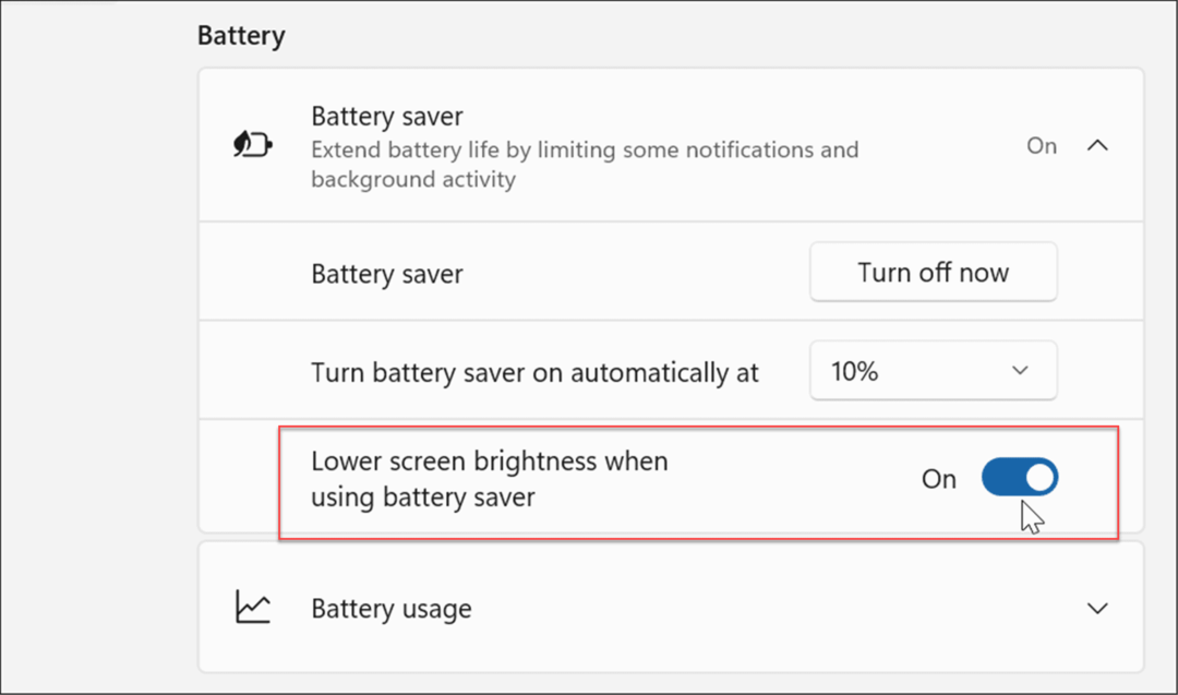 forbedre batterilevetiden på Windows 11