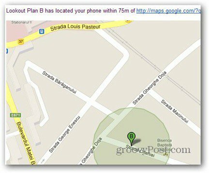 plan b smartphone placering hoved