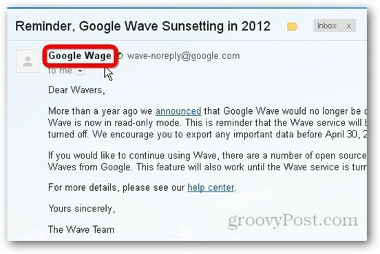 Google Wave vinker farvel den 30. april