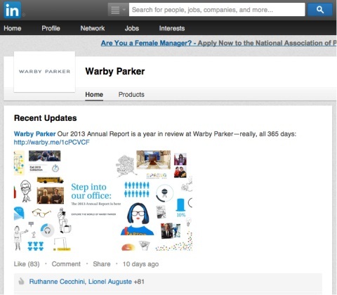 Warby Parker-rapport