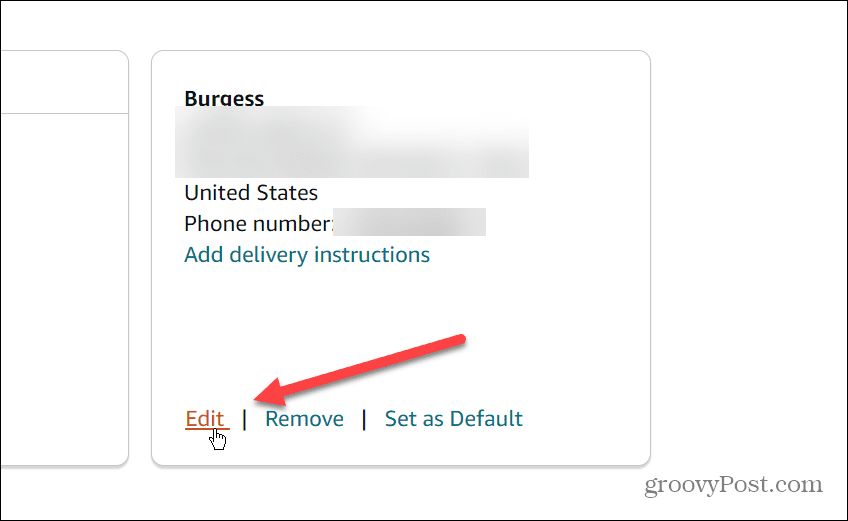 Skift din leveringsadresse på Amazon