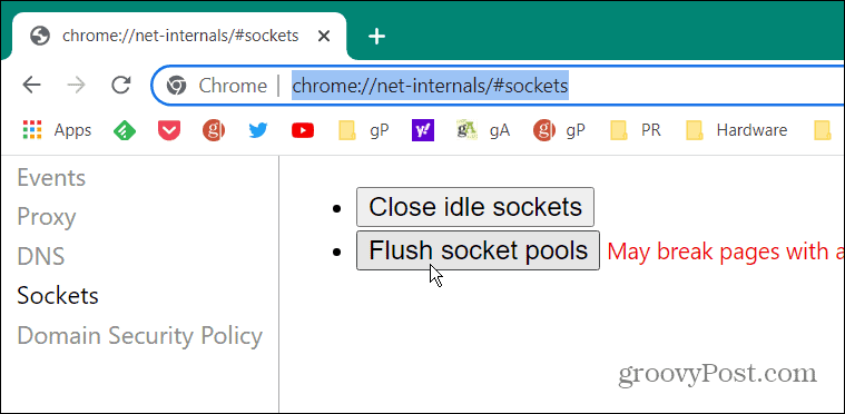 Ret ERR_SPDY_PROTOCOL_ERROR i Chrome