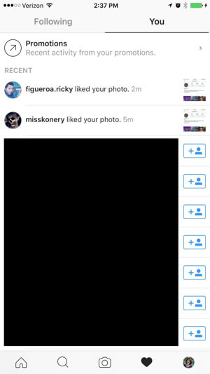 instagram promovere indlæg