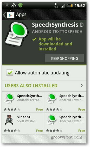 Android-tekst til tale