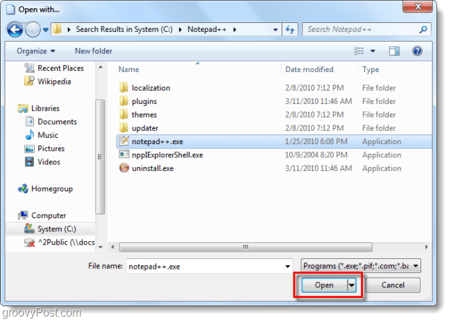 Sådan føjes programforeninger til filtyper i Windows 7