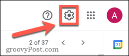 Gmail-indstillinger-ikon