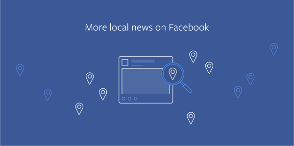 Facebook prioriterer lokale nyheder og emner, der har direkte indflydelse på dig og dit samfund i News Feed.
