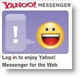 Få adgang til øjeblikkelige meddelelseswebklienter - Yahoo! -Google-MSN